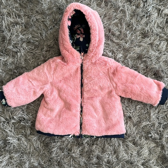The Children’s Place Toddler Girls Reversible Coat - Picture 4 of 5
